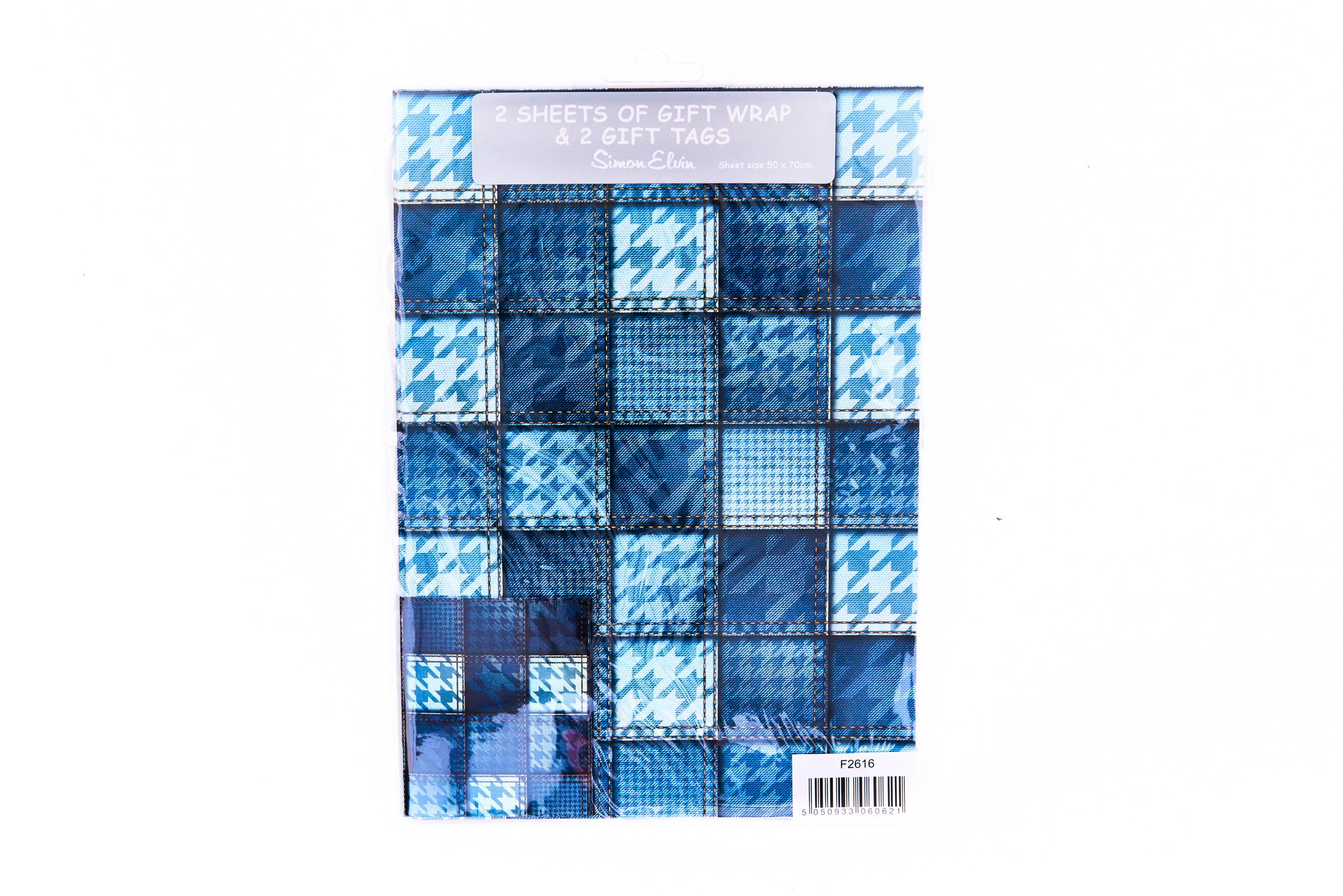 Gift Wrap and Tags: Blue Patterned Design