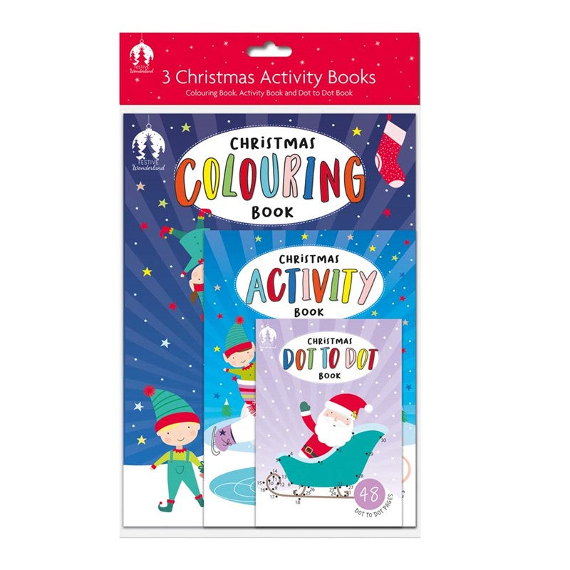 Christmas Activity Books (3pk)