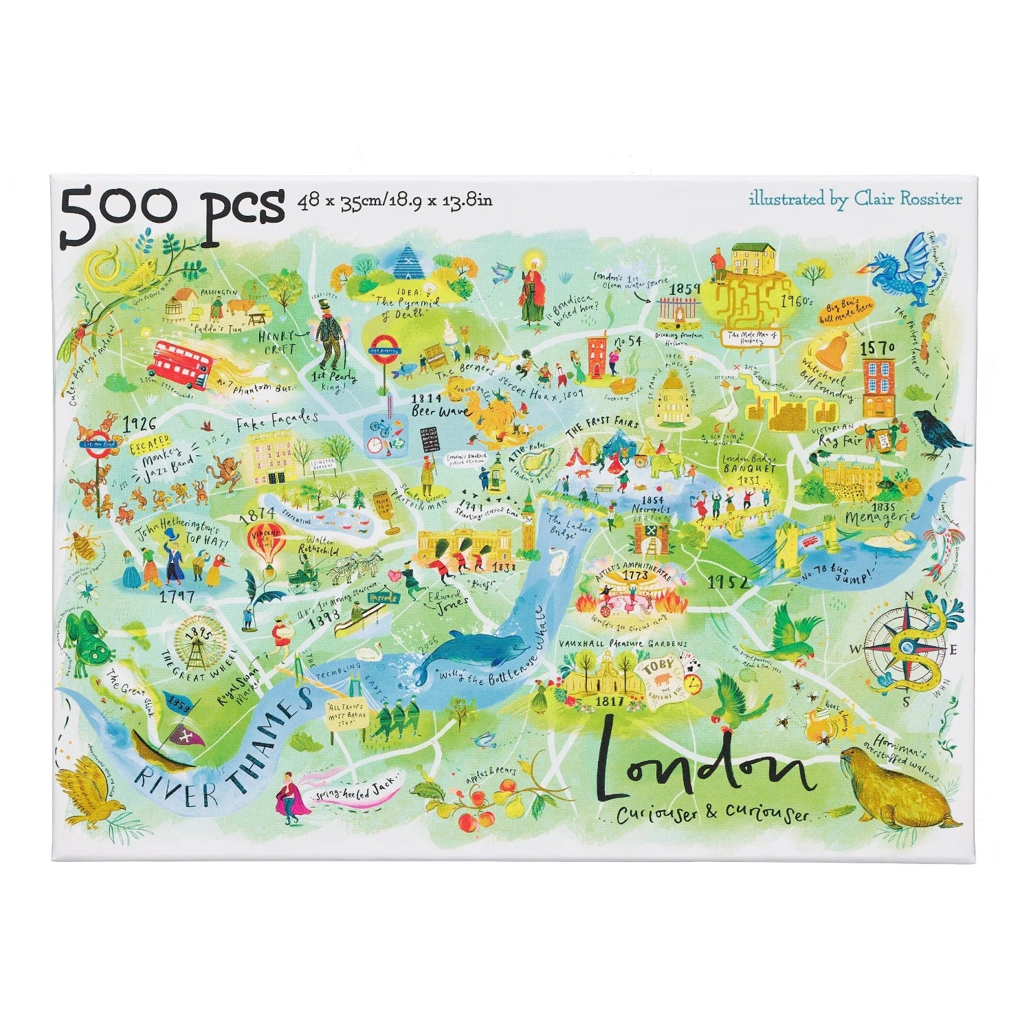 500 Piece Puzzle – London Landmarks