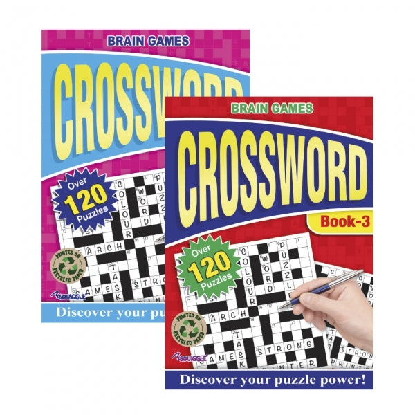 Crossword Puzzles (Slightly smaller than A4)