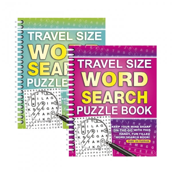 Travel Size Word Search - Spiral Bound