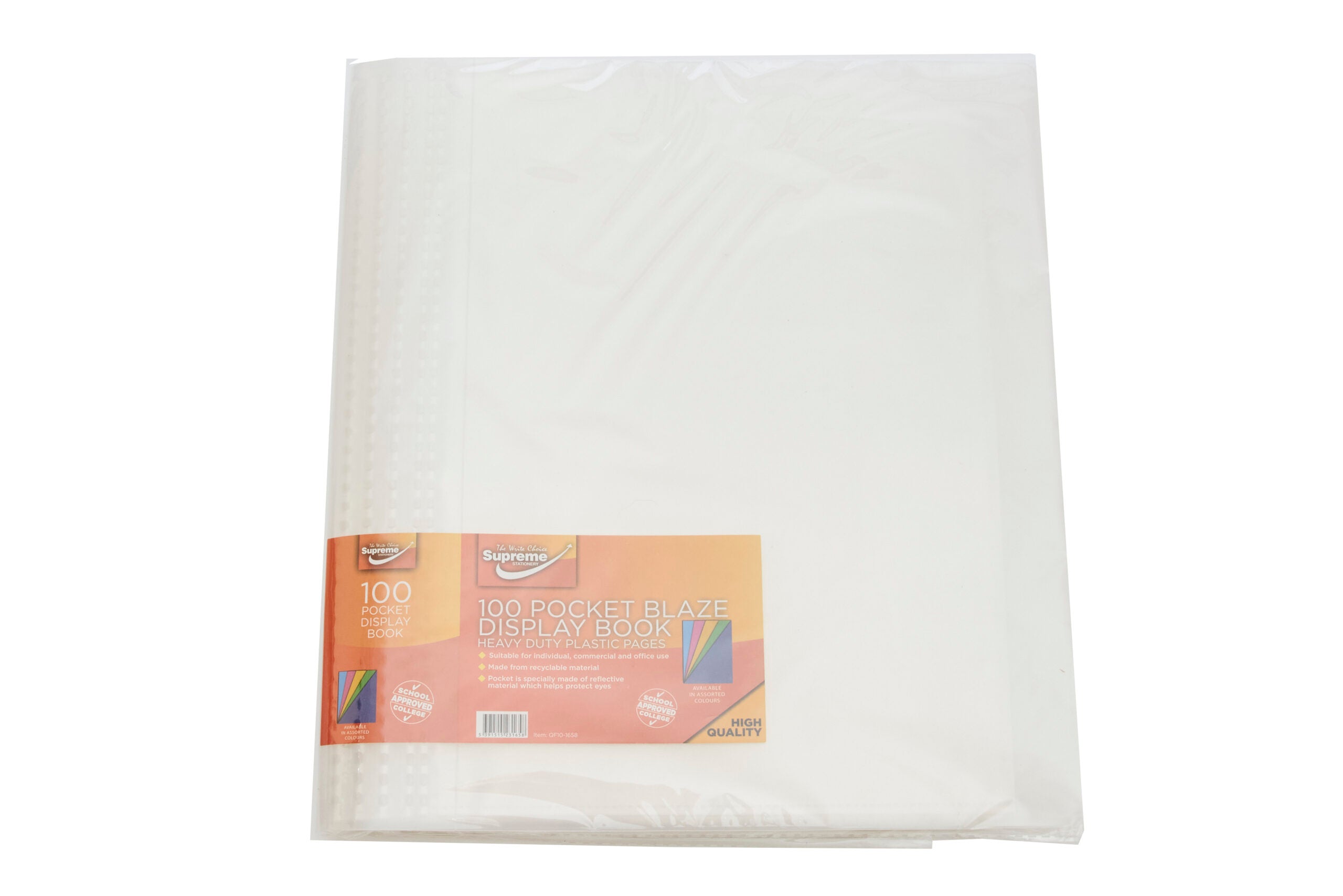 A4 Display Book 100 Pocket Blaze