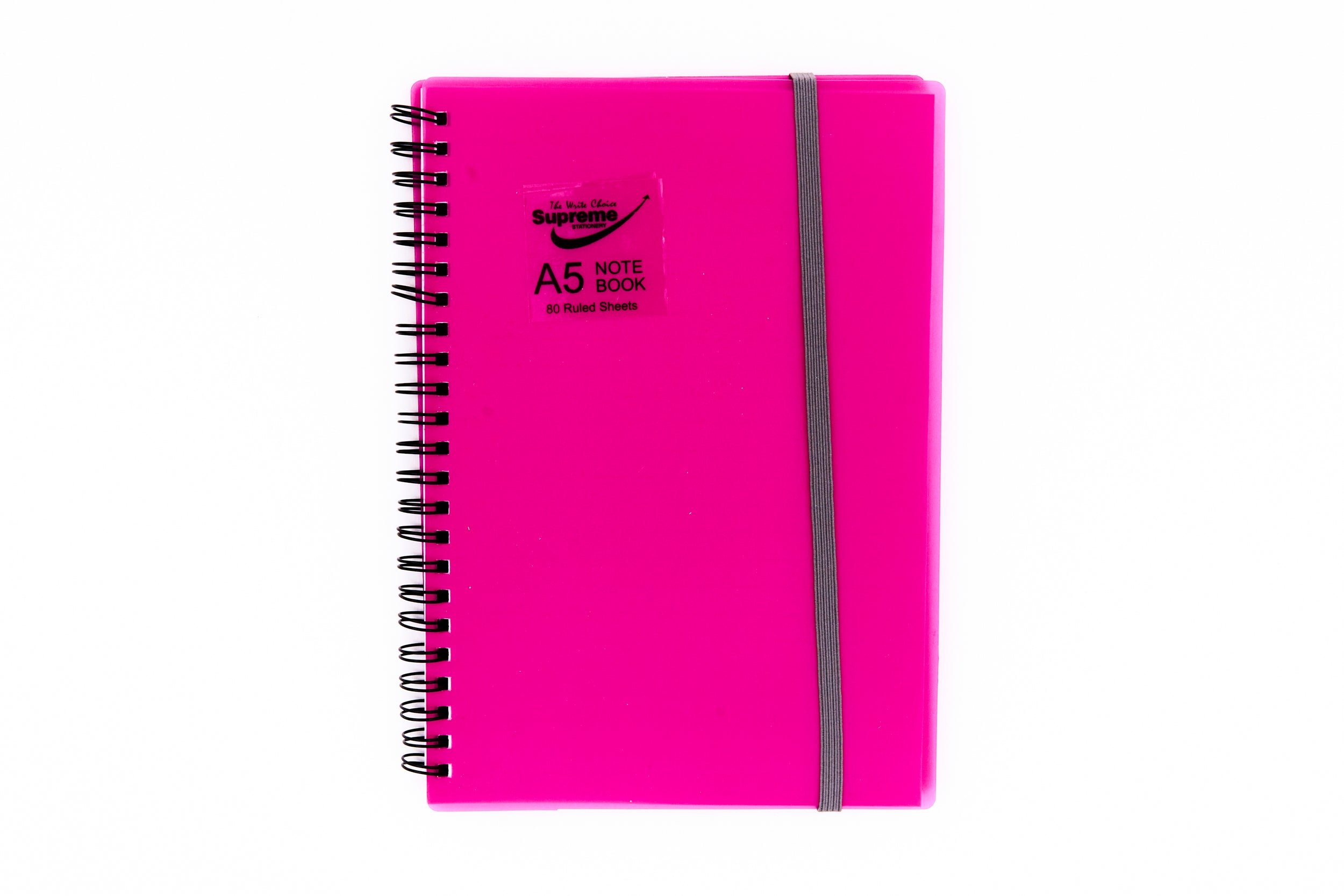 A5 Notebook Elastic Side Sprial 80 Pages