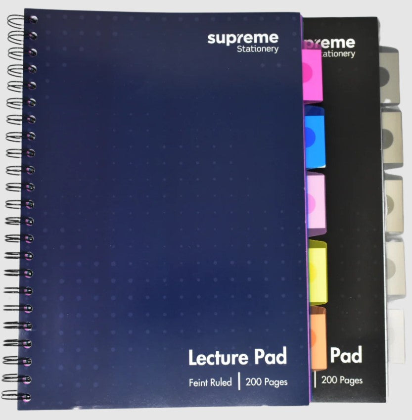 A4 Lecture Pad 5 Tabs 200 Pages B