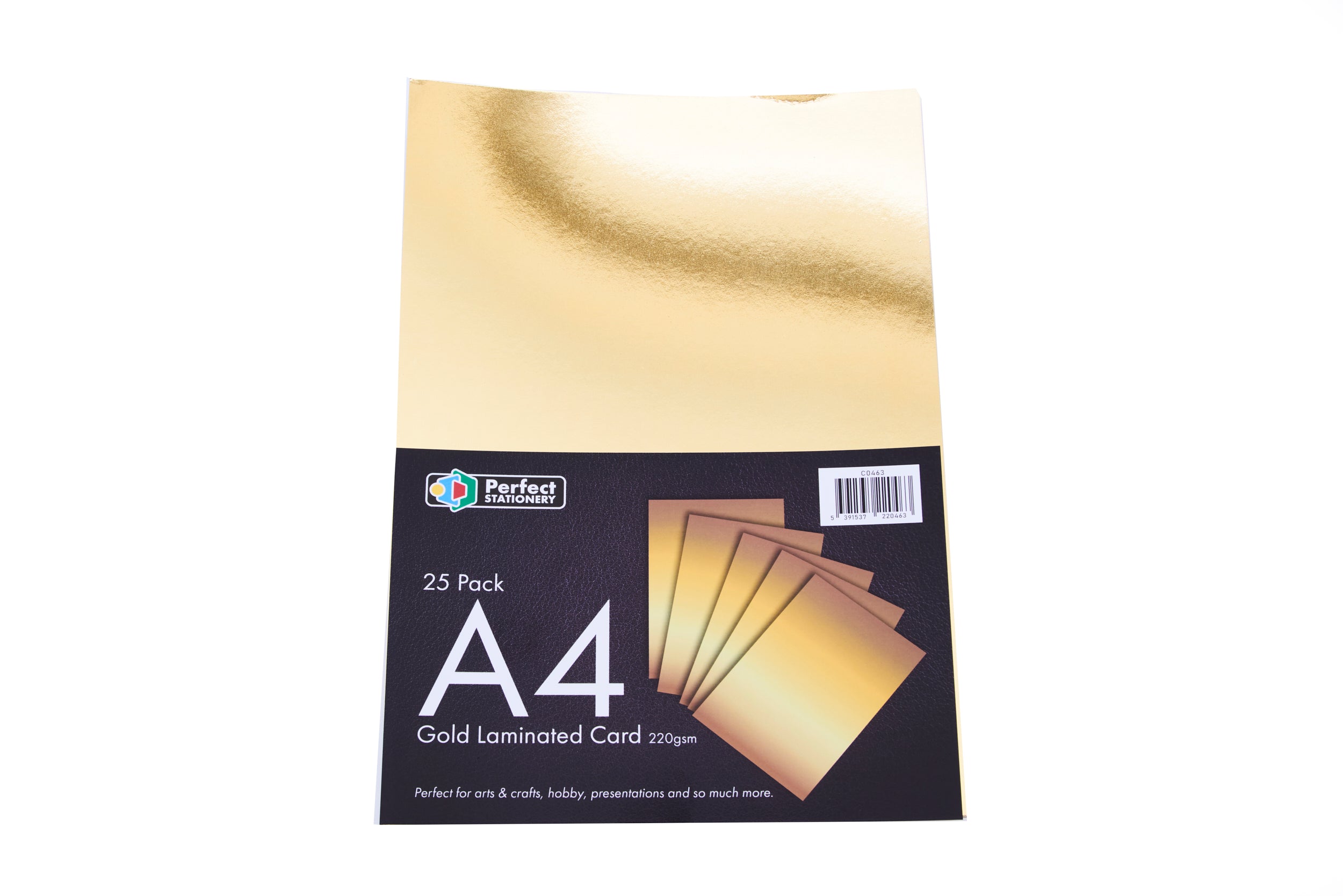 Card A4 Gold 220 Gsm 25 Pack