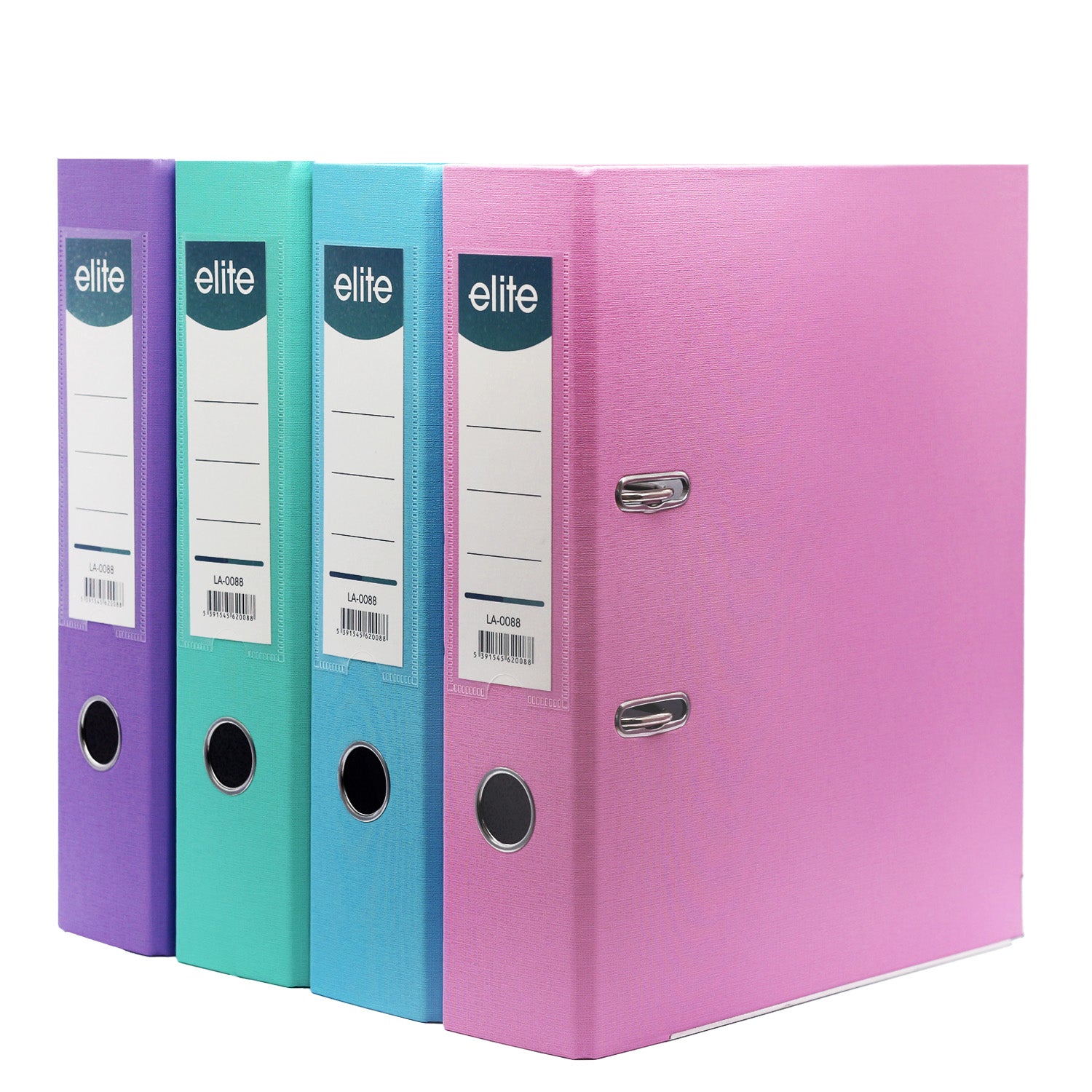 A4 Wide Lever Arch Folder (Pastels)