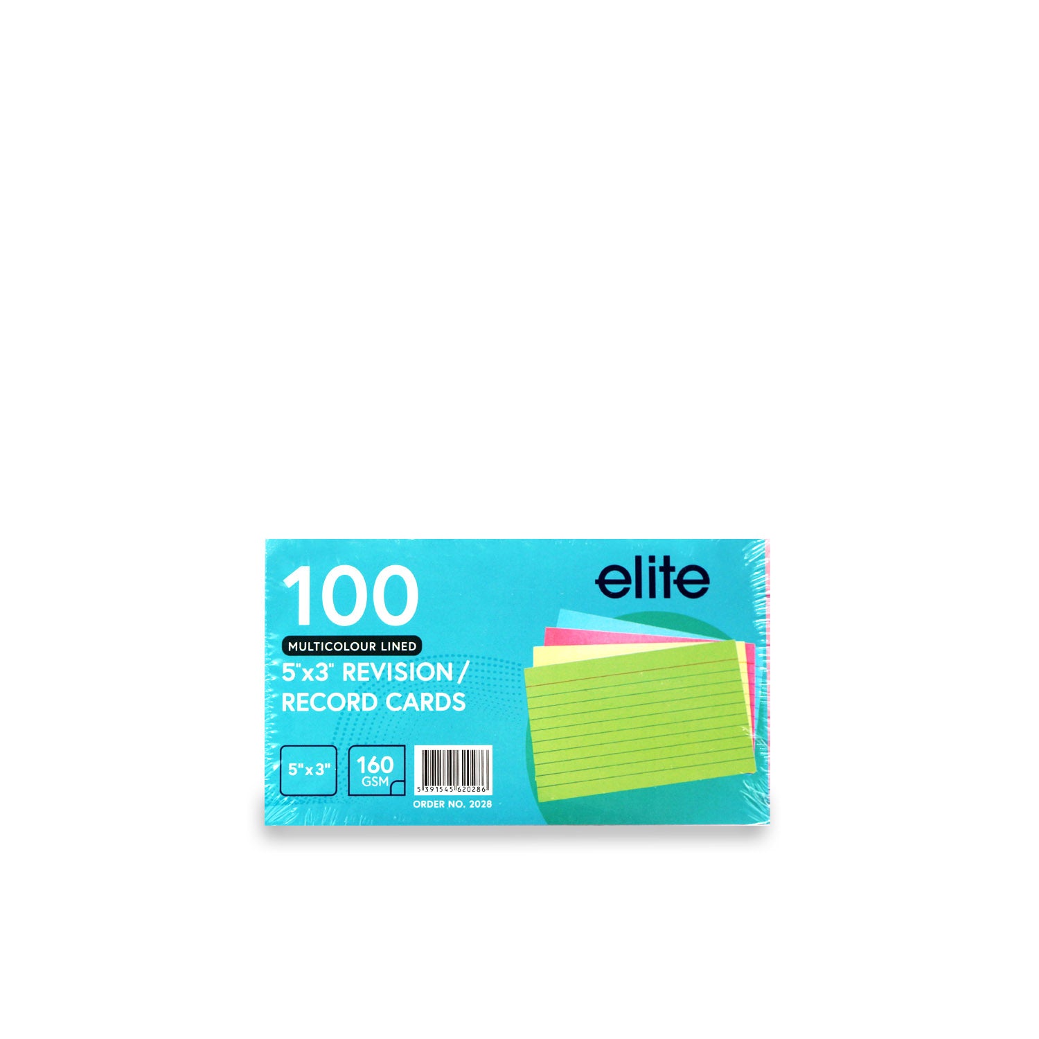 5x3 Revision Flashcards 100 Sheets (Pastels)