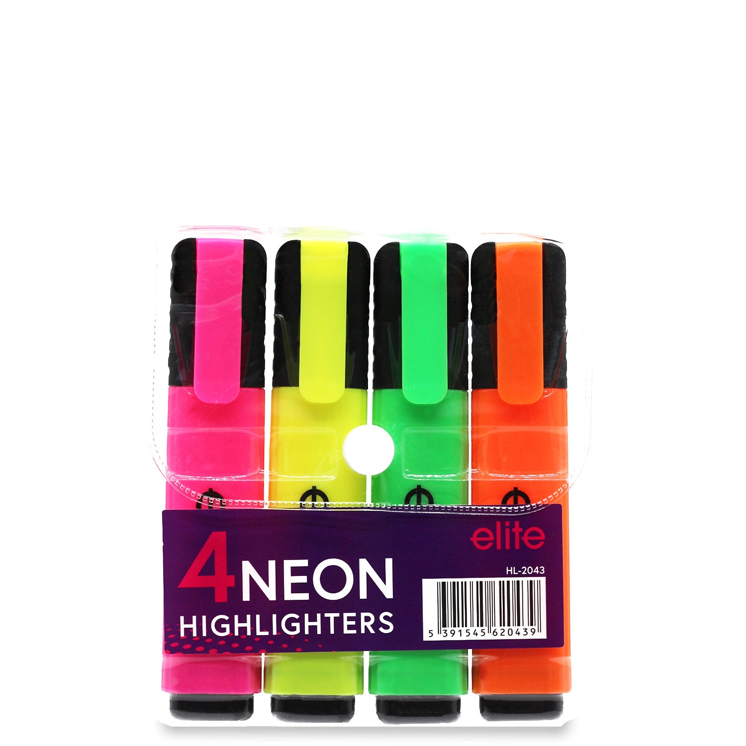 Neon Highlighters 4Pk