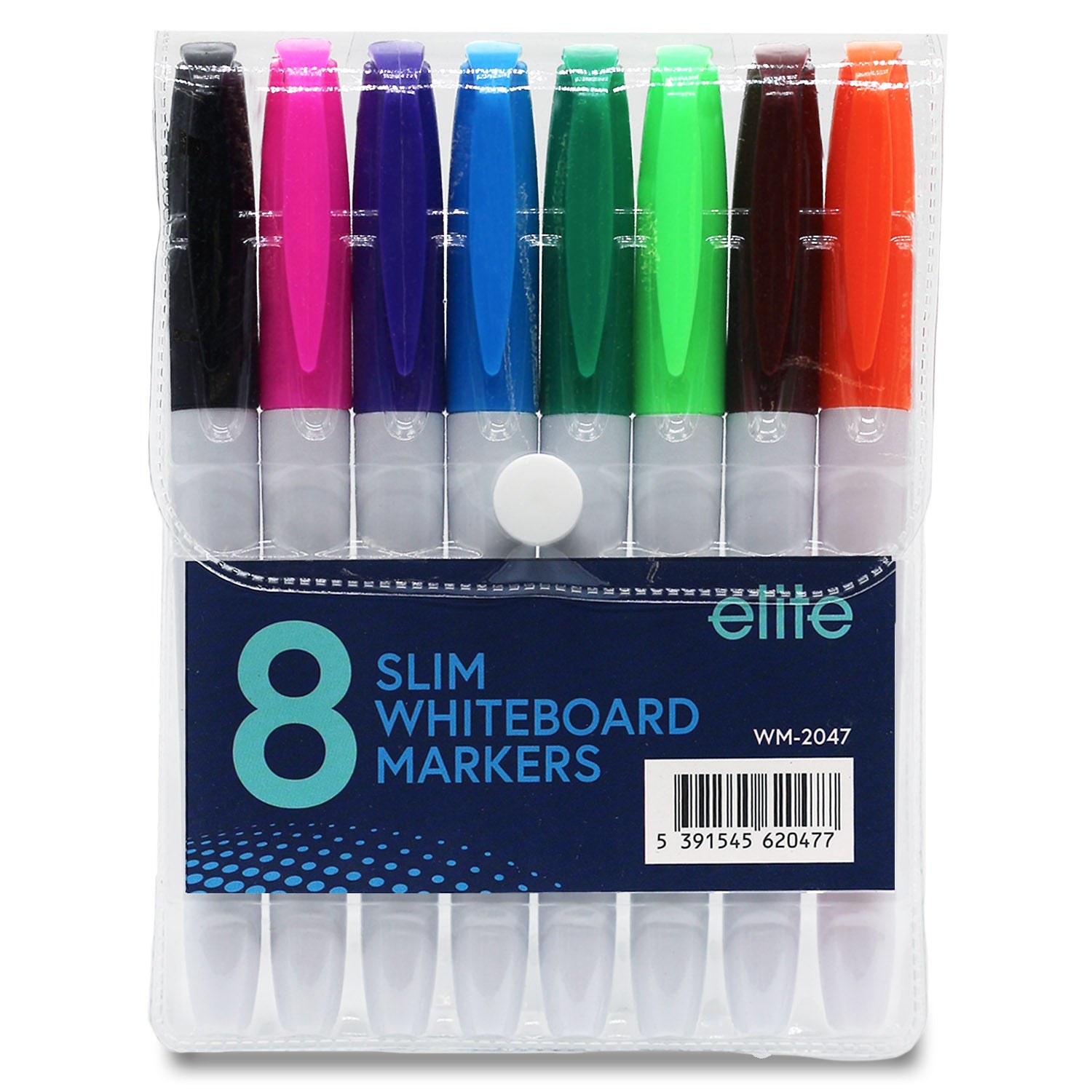 Slim Whiteboard Markers 8-Pk (Brights)