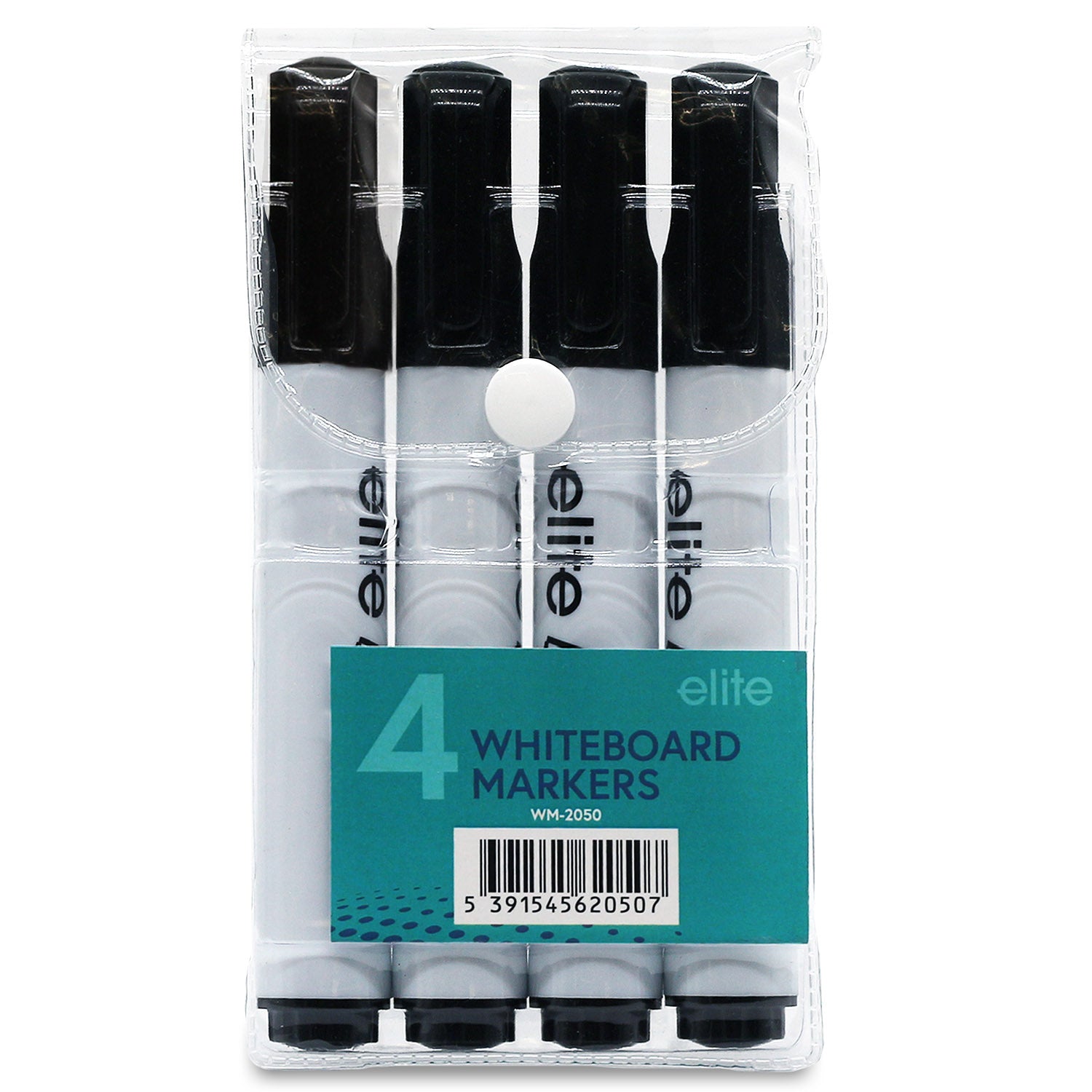 Whiteboard Markers 4-Pk (Black)