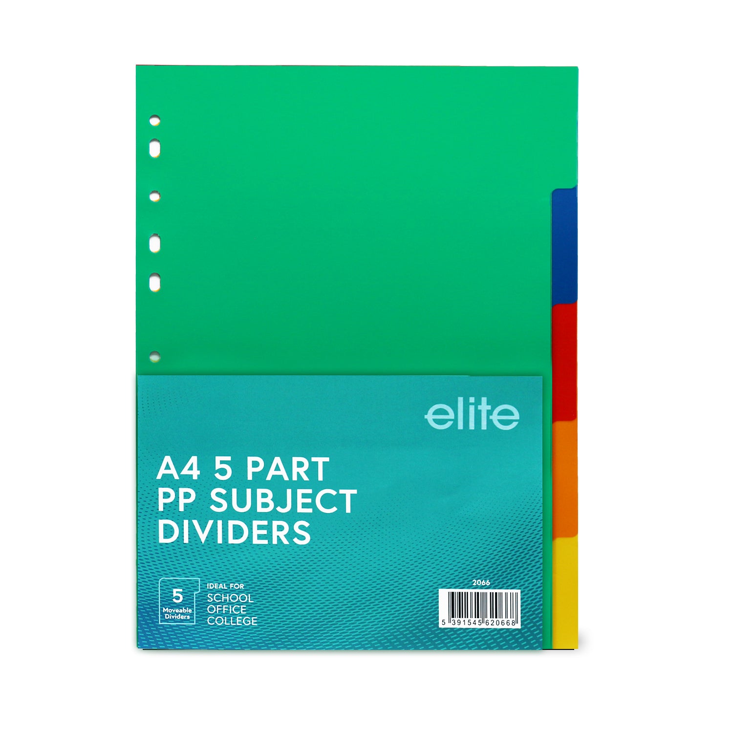 A4 5-Part Subject Divider