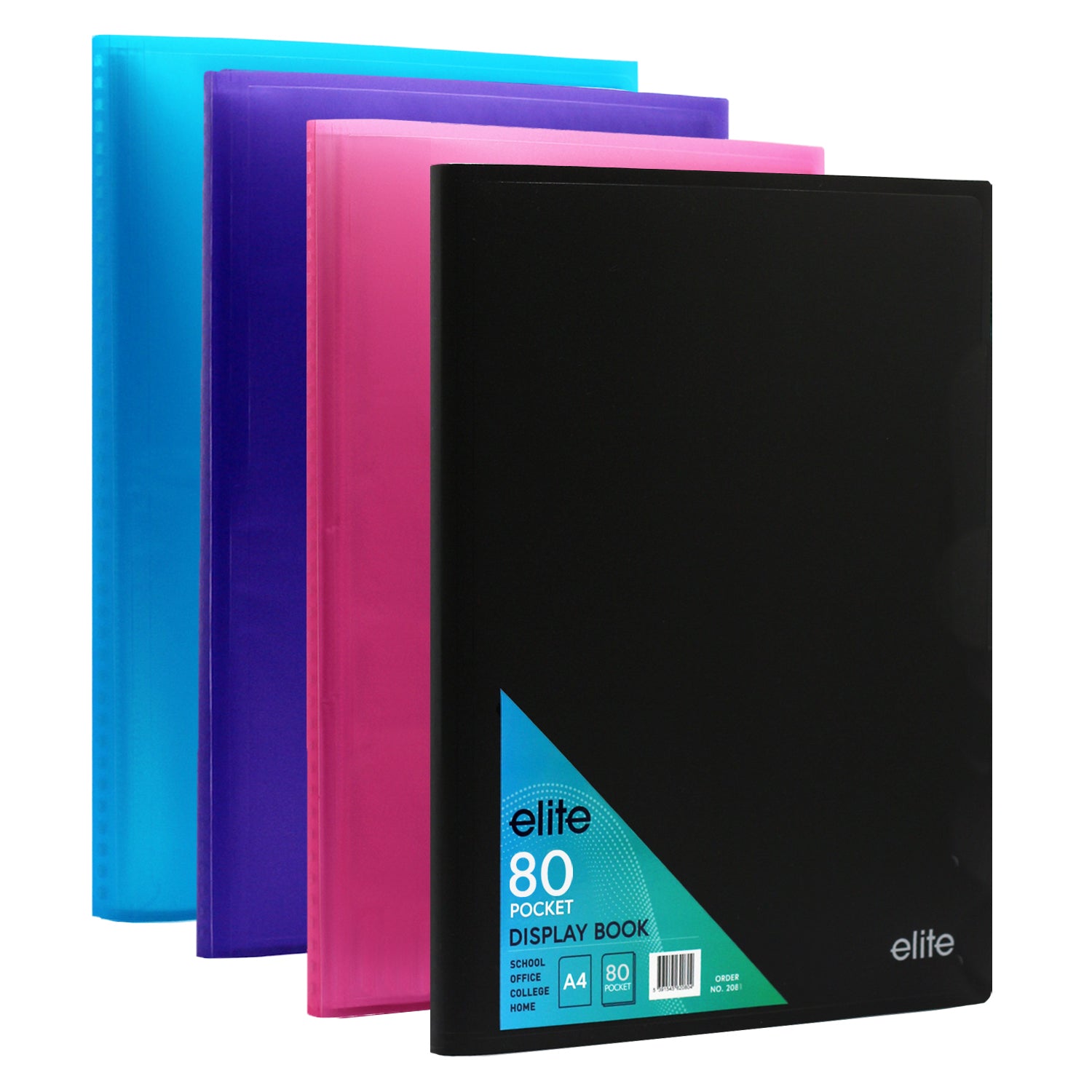 A4 Soft-Cover Display Folder - 80 Pockets