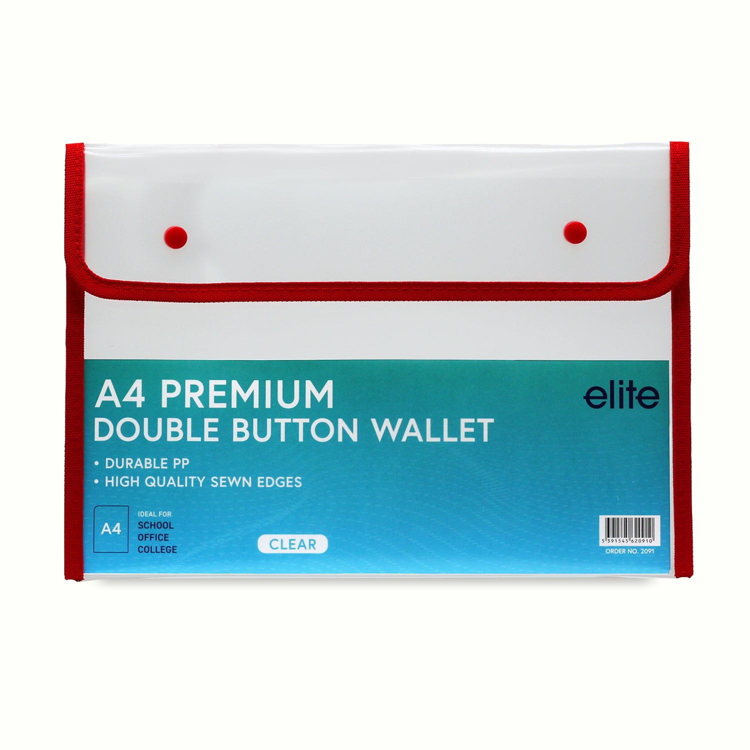 A4 Premium Wallet Folder with Double Button