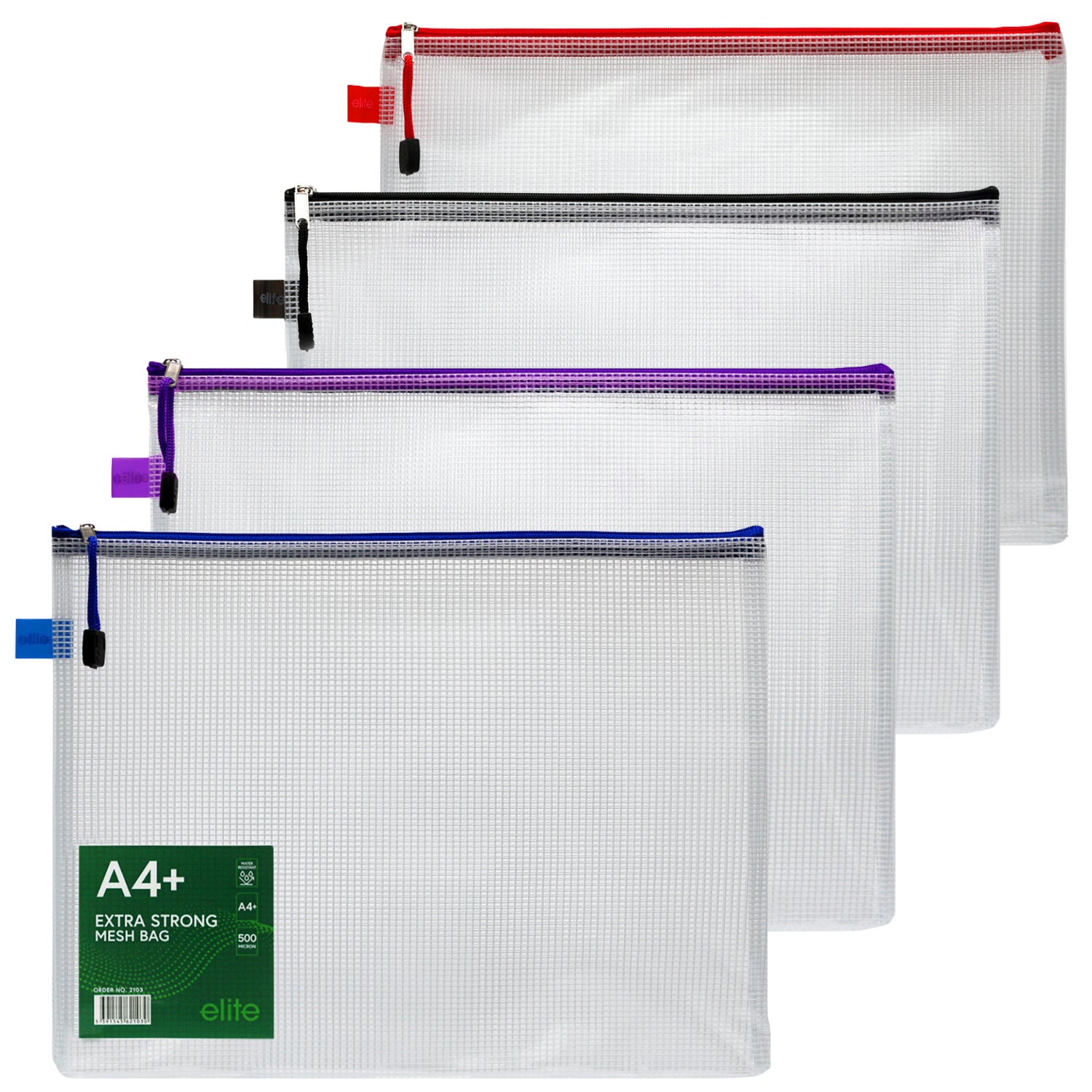 A4+ Extra Strong Mesh Bag - Clear Assortment