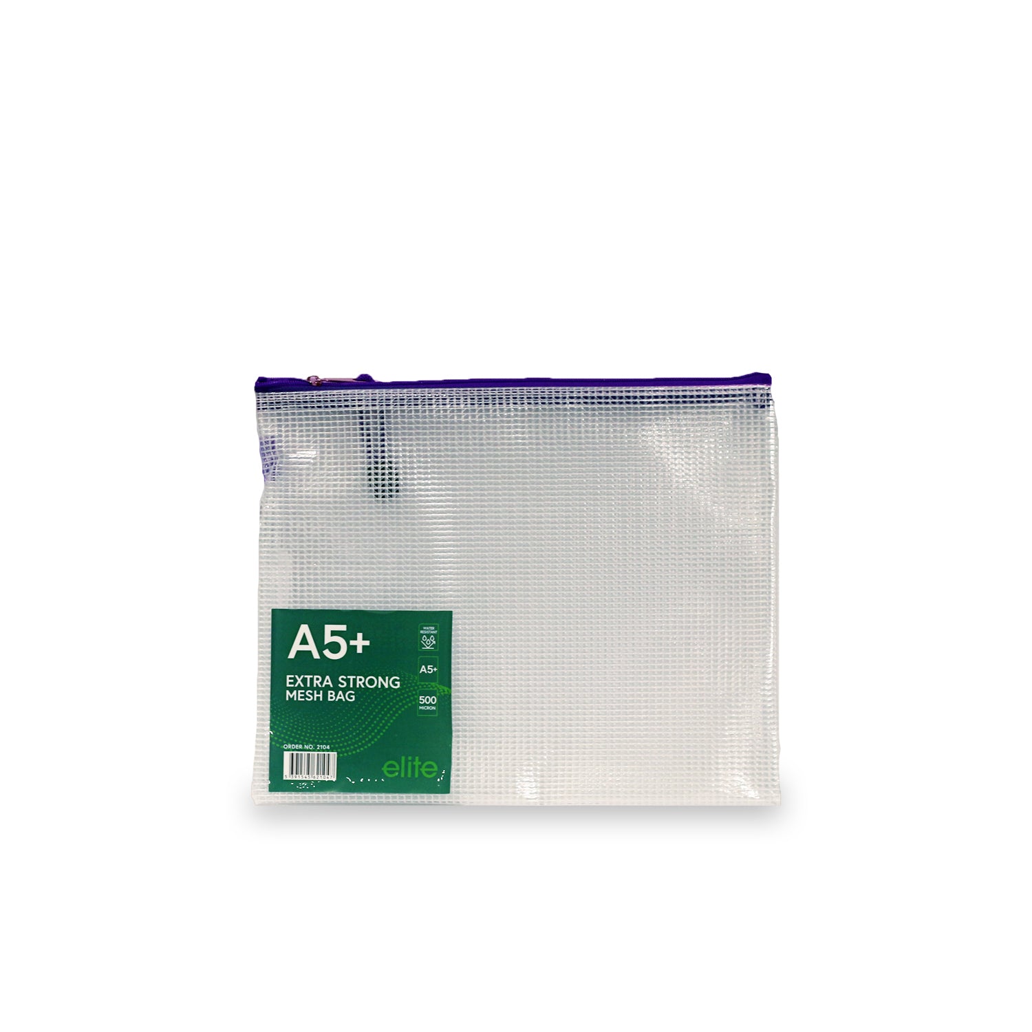 A5+ Extra Strong Mesh Bag Clear Purple