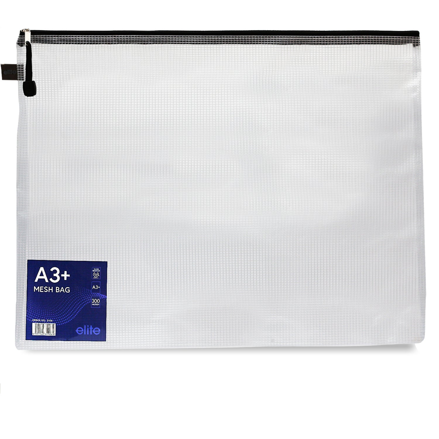 A3+ Zipped Mesh Bag - Clear Assortment