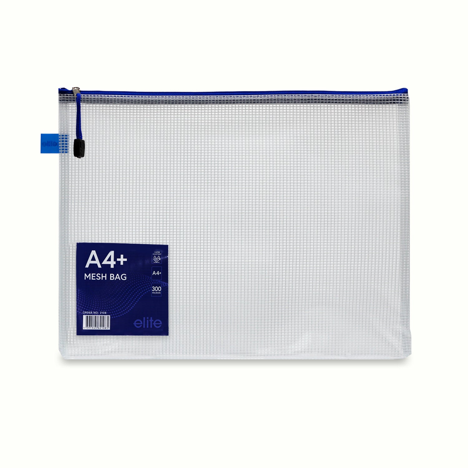 A4+ Zipped Mesh Bag - Clear Assortment