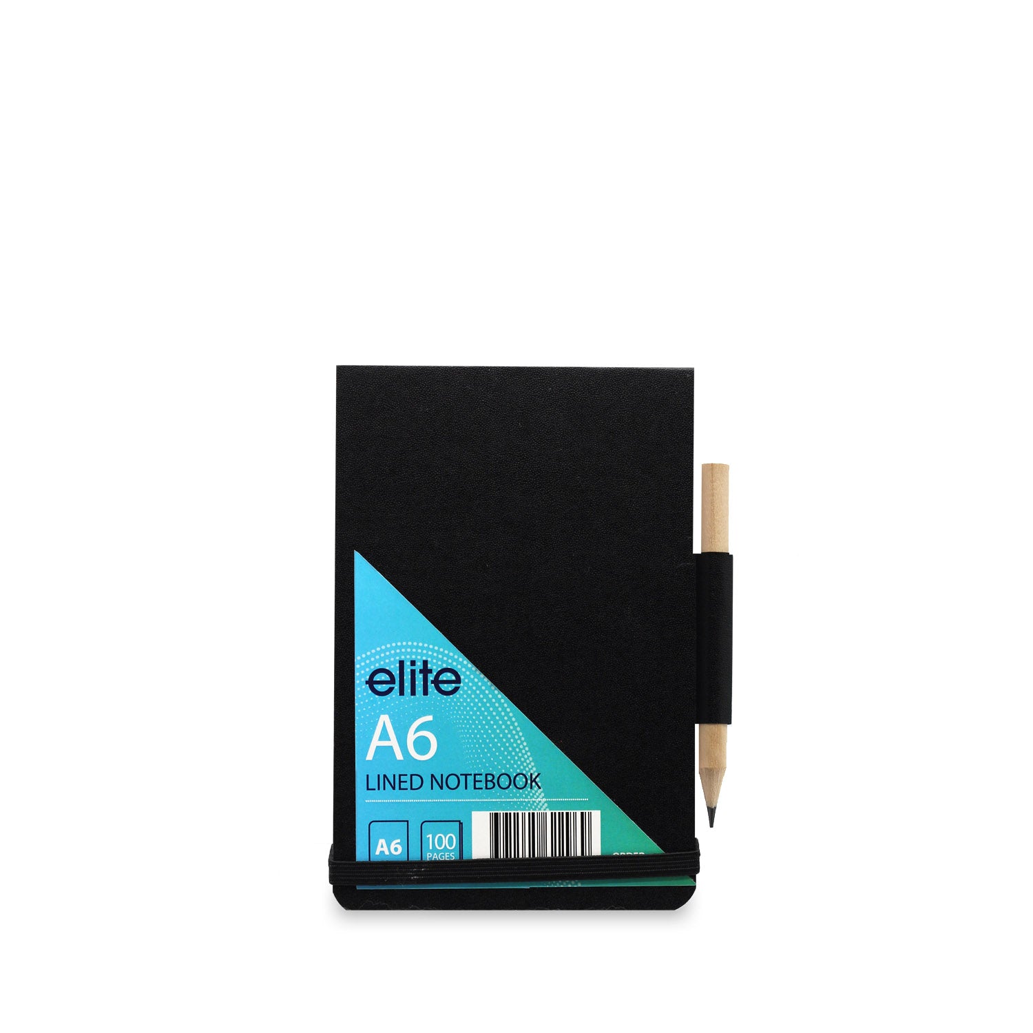 A6 Hardcover Flip Notebook with Pencil