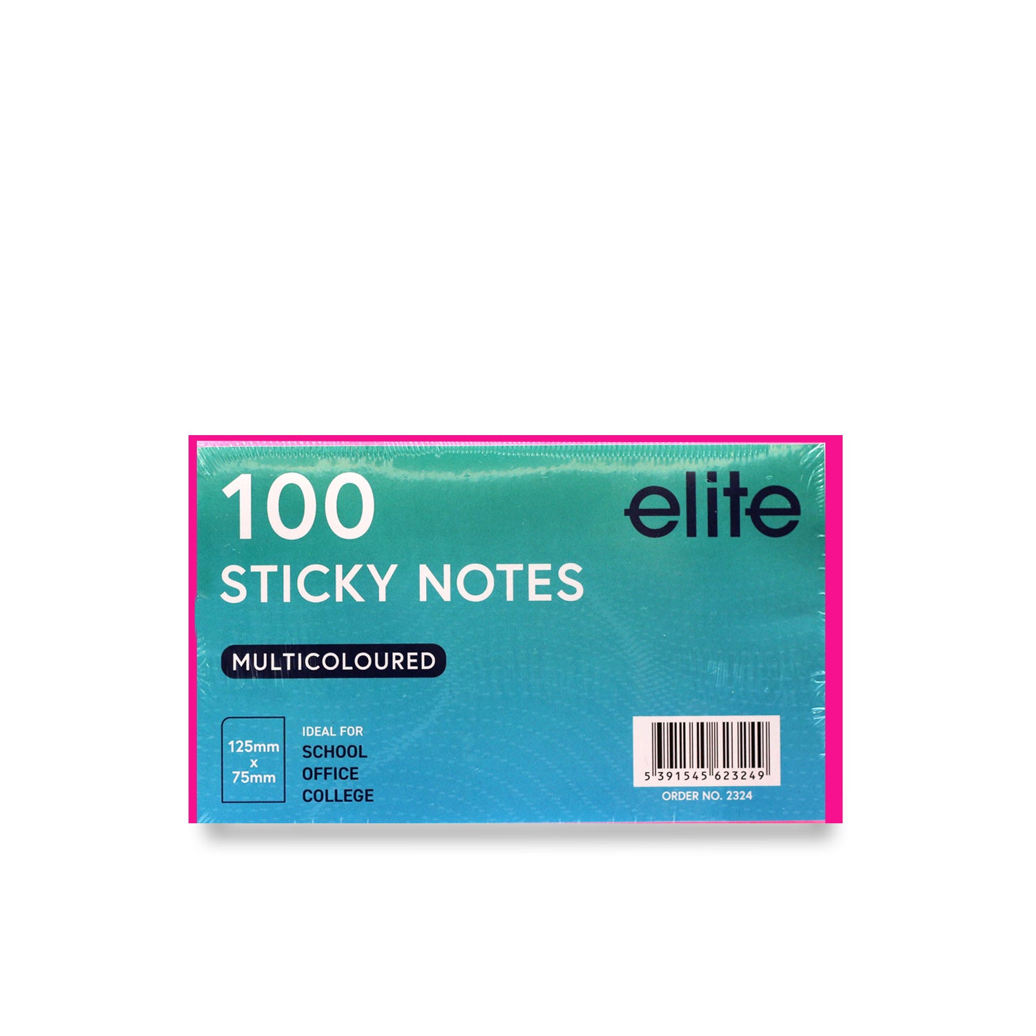 125mm Sticky Note Pad 100 Sheets (Brights)
