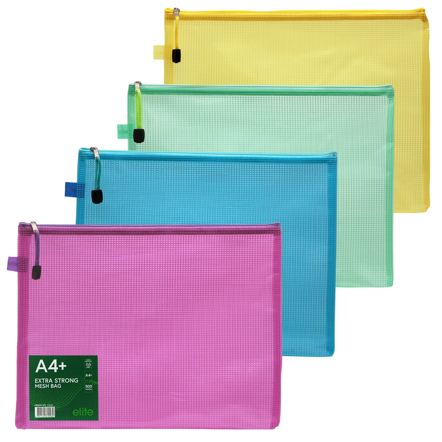 A4+ Extra Strong Mesh Bag - Pastel Assortment