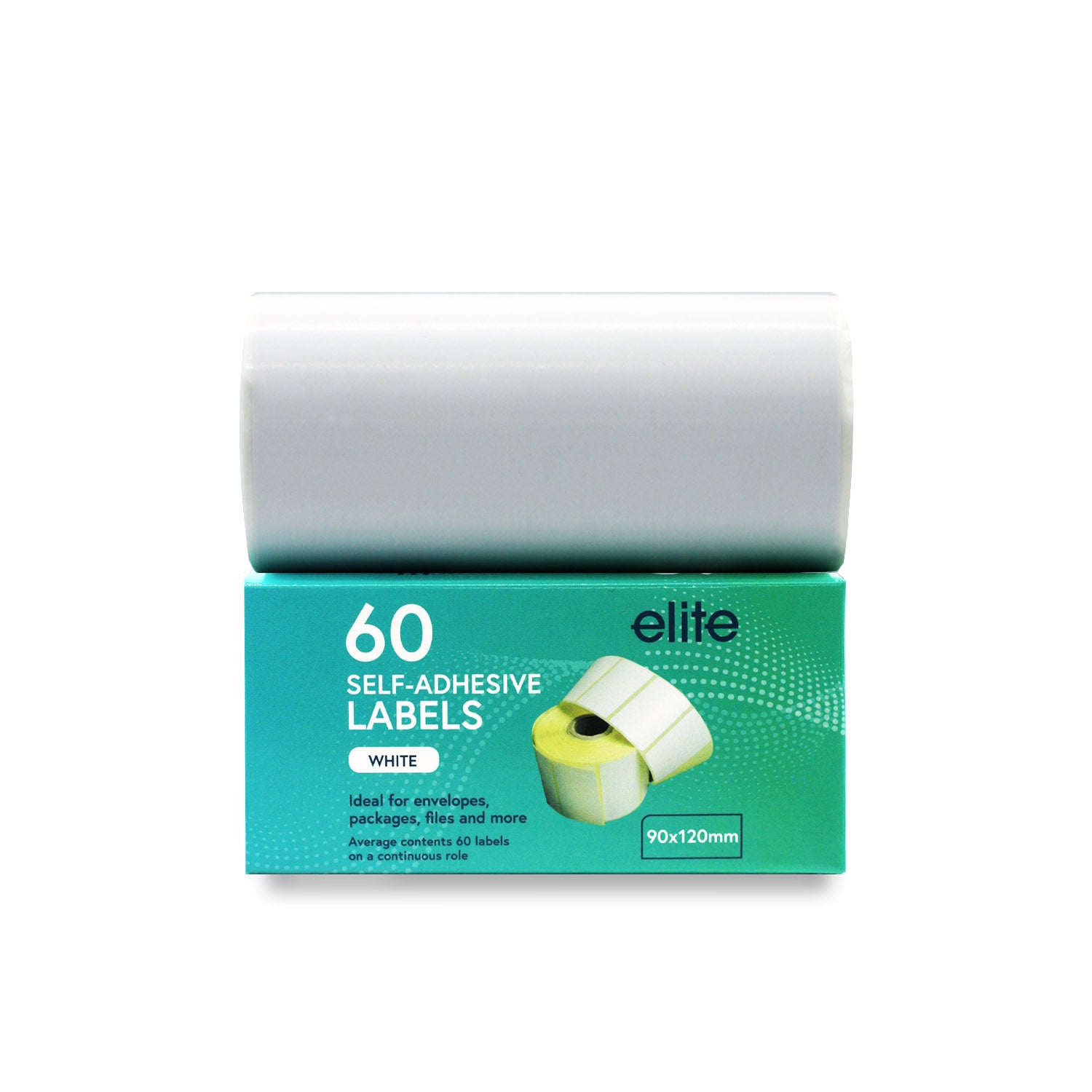 XL Self-Adhesive Sticky Label Roll 60pcs