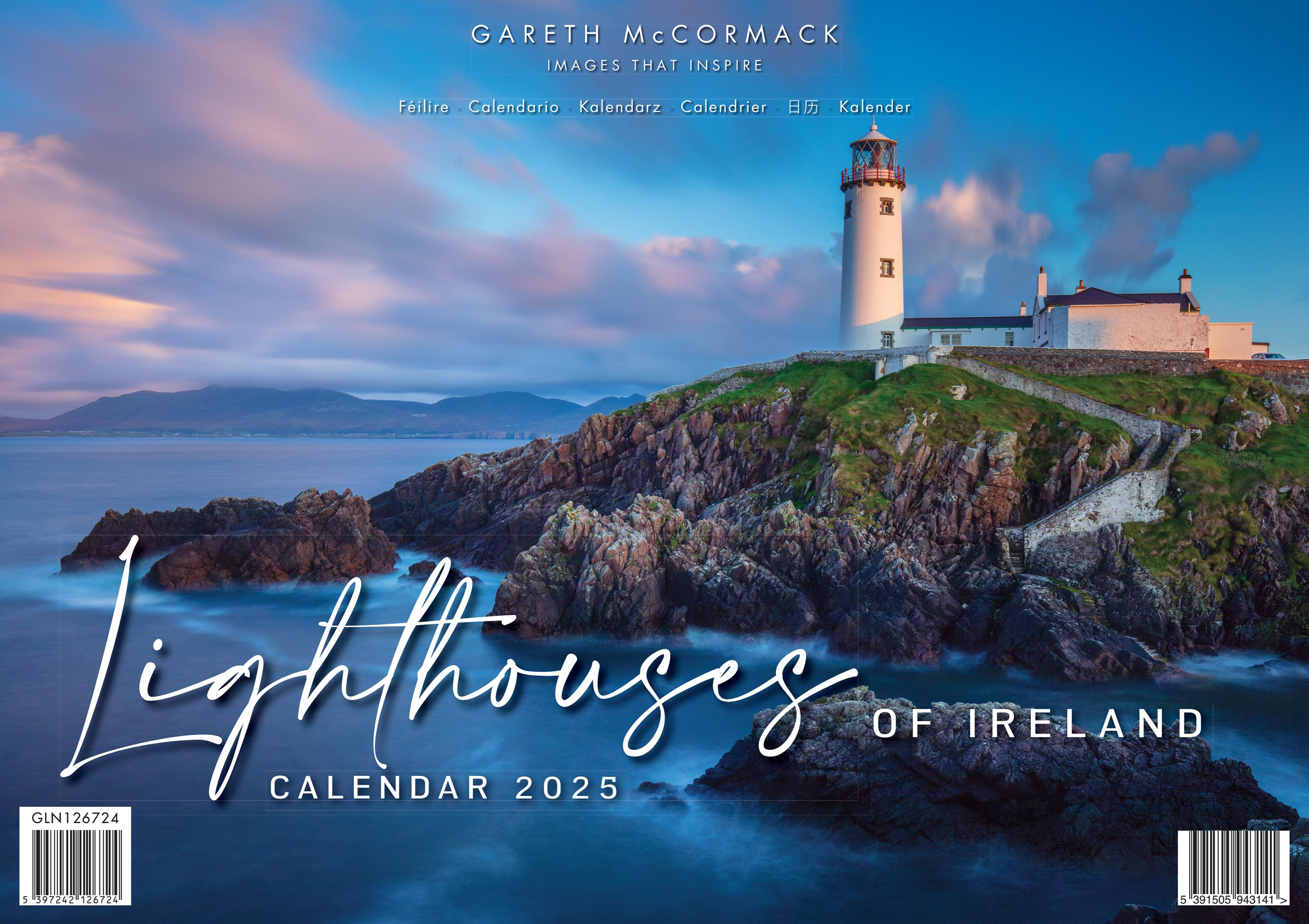 A4 Calendar - 2025 Lighthouses of Ireland