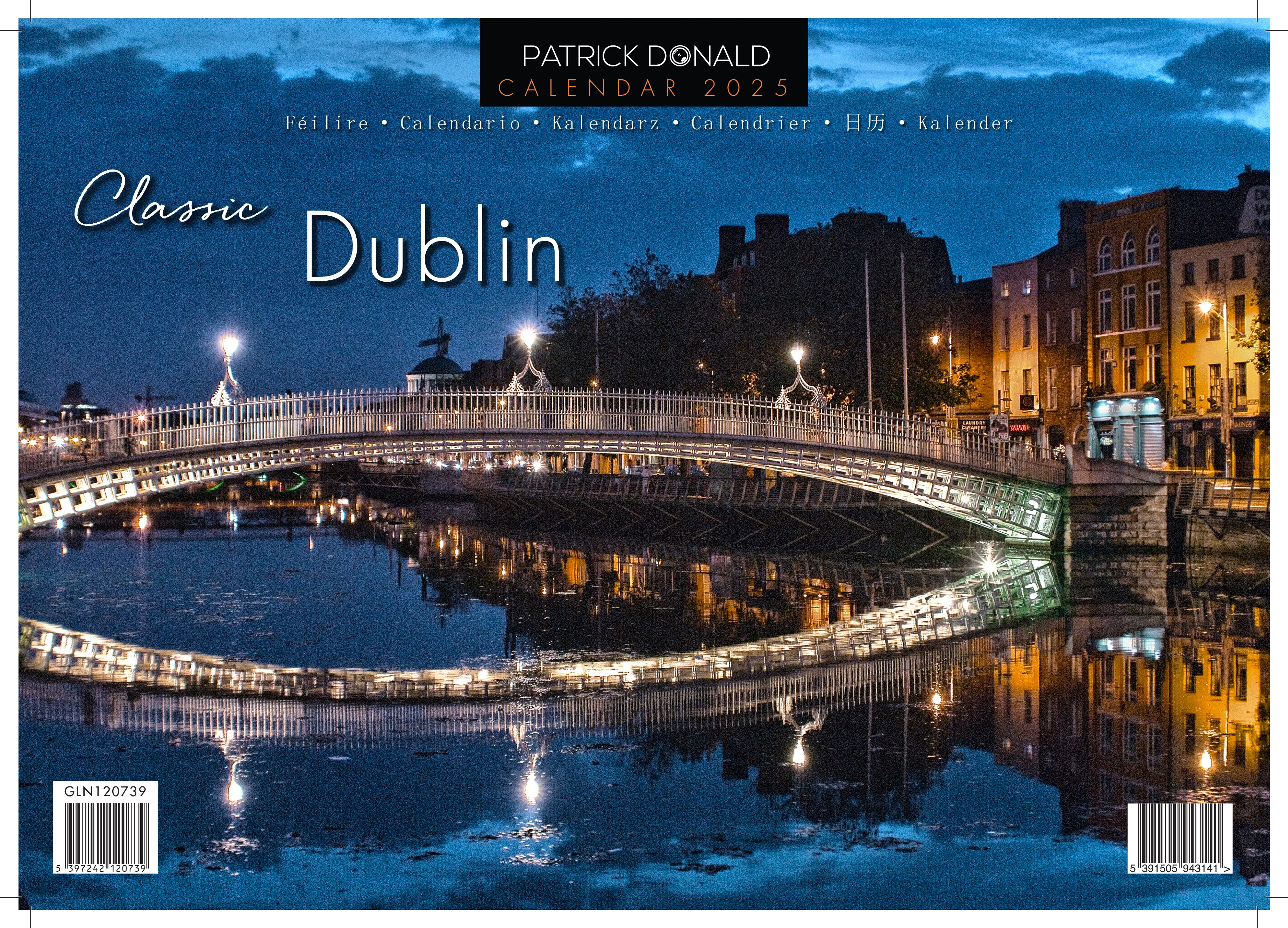 A4 Calendar -  2025 Classic Dublin