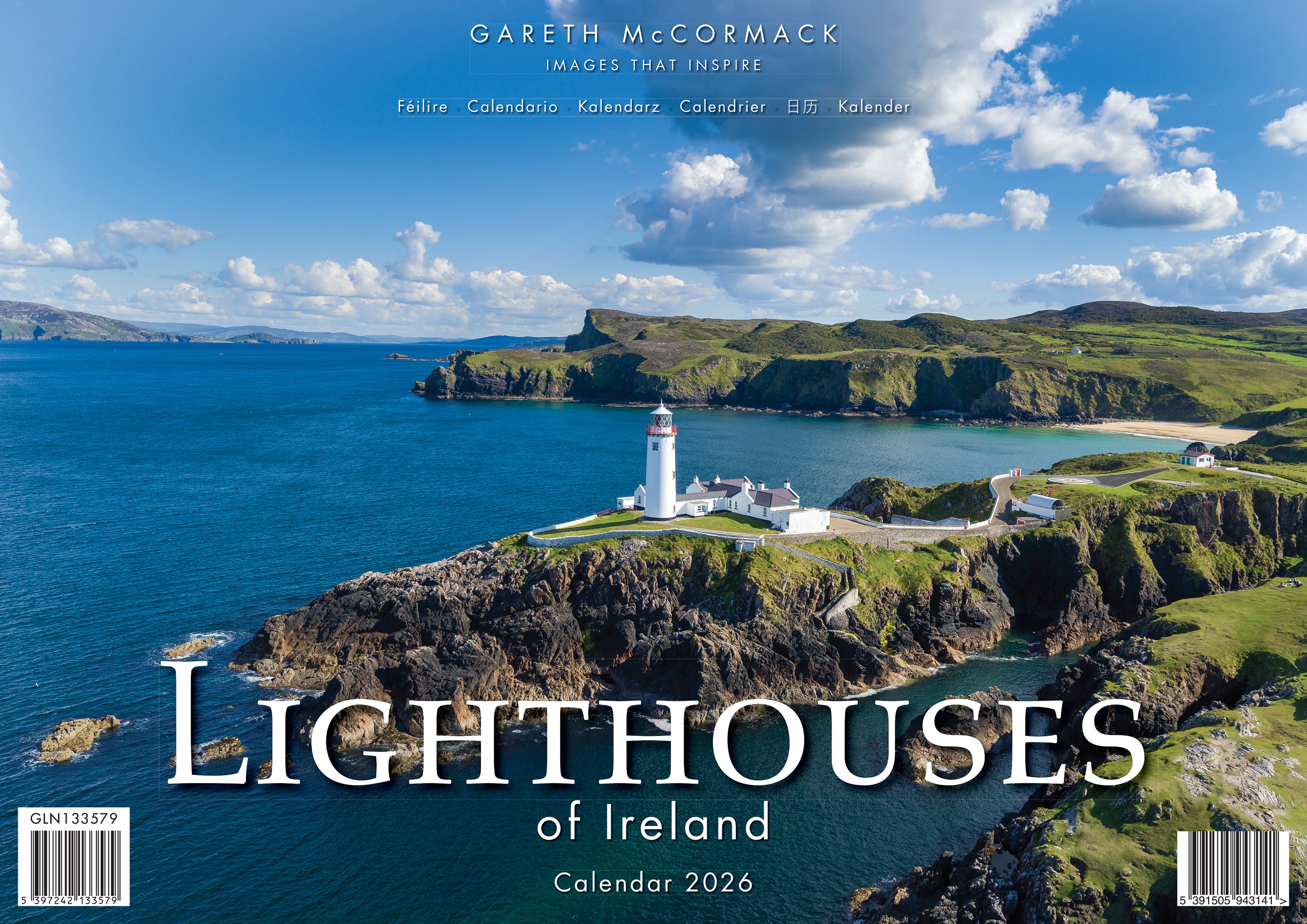 A4 Calendar - 2026 Lighthouses of Ireland