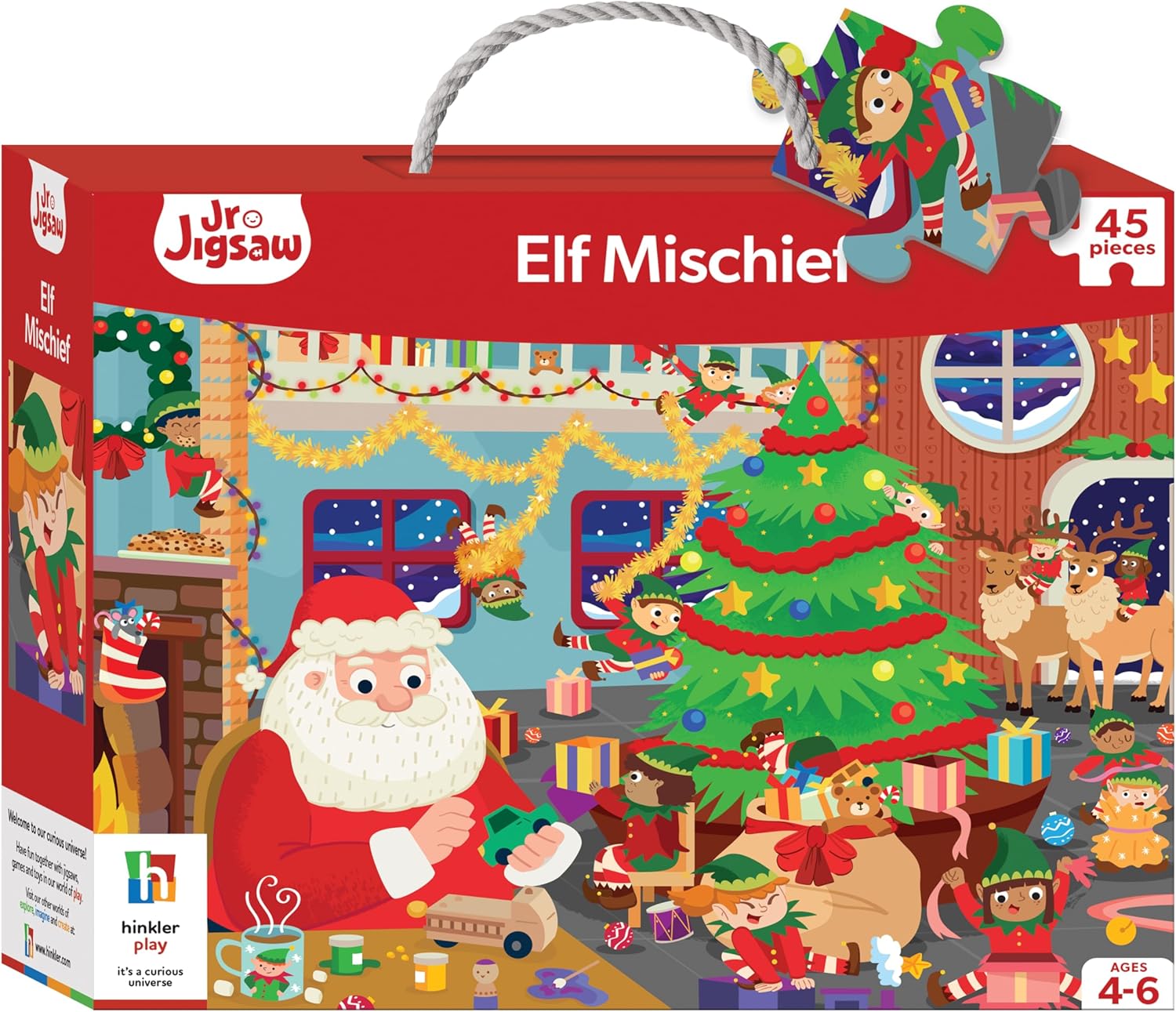 Junior Jigsaw Christmas Naughty Elf