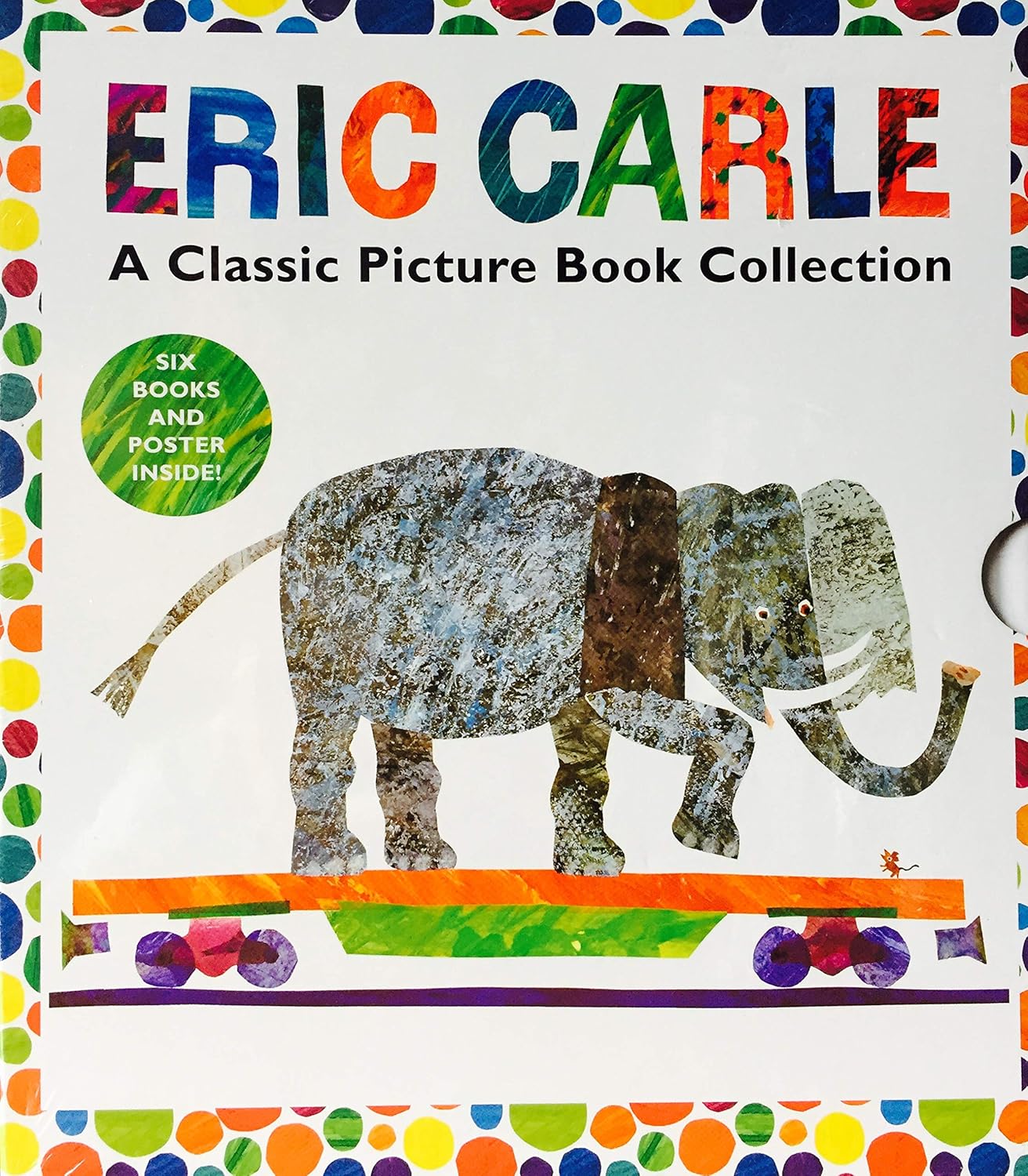 Eric Carle: A Classic Picture 6 Books Collection Set With Two-Sided Poster Inside! - Ages 2-5 - Hardback