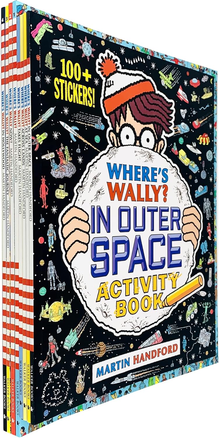 Where's Wally Amazing Adventures and Activities 8 Books Bag Collection By Martin Handford - Ages 5-7 - Paperback
