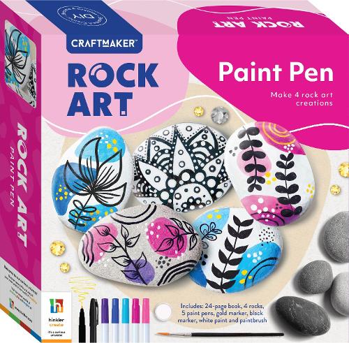 Craft Maker Paint Pen Rock Art Kit