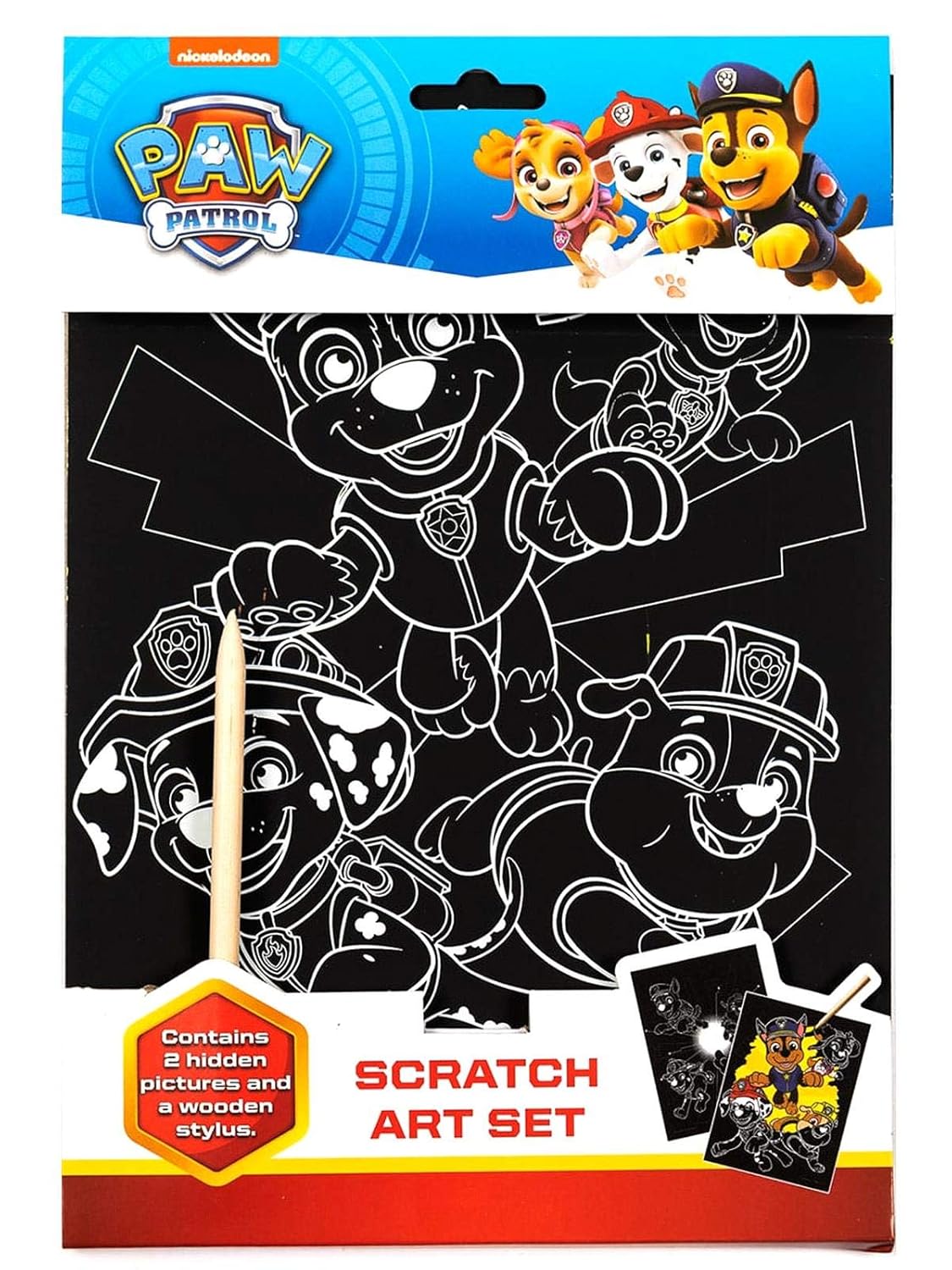 Paw Patrol Scratch Art Set