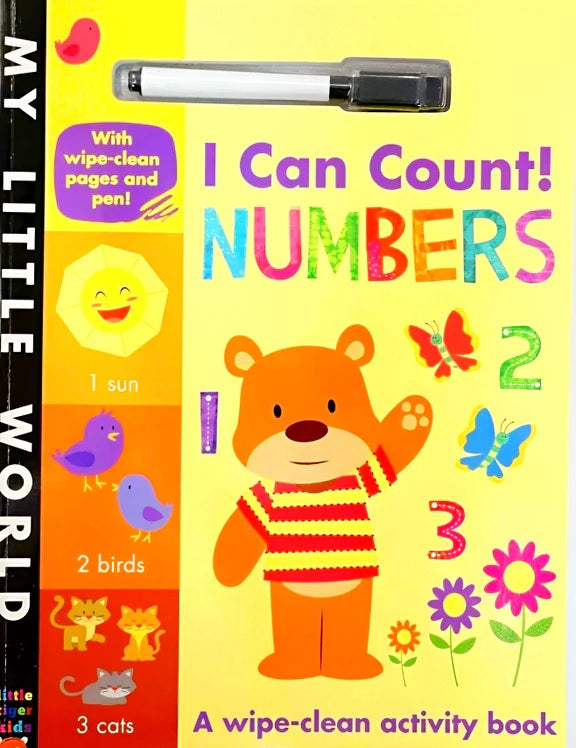 I Can Count! Numbers- wipe clean activity book (inc pen)
