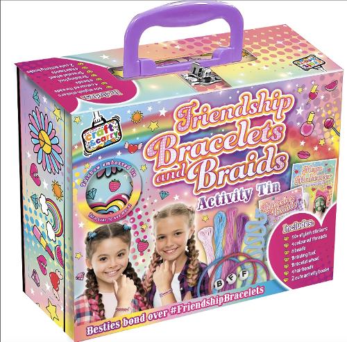 Friendship Bracelets and Braids Activity Tin