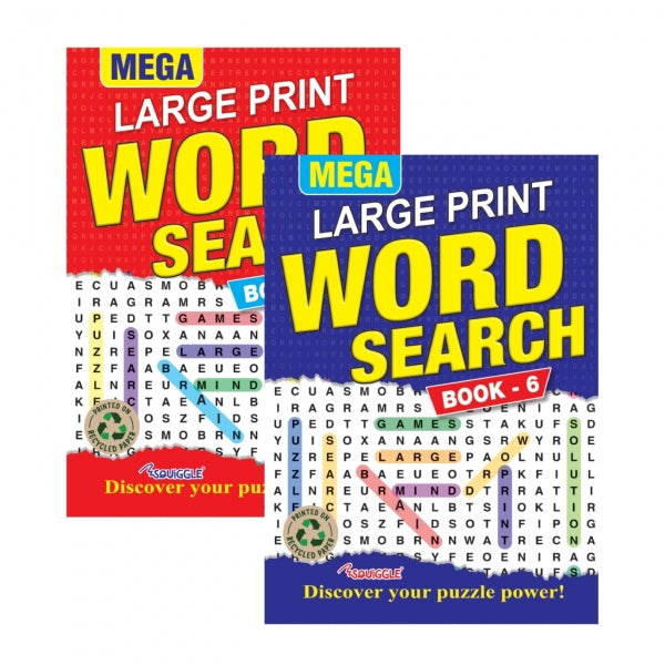 Mega Large Print Word Search