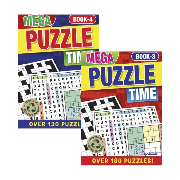 A5 Puzzle Time Book