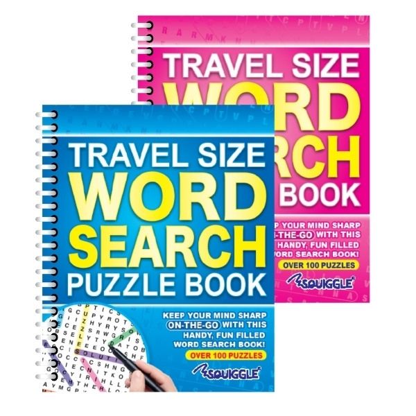 Travel Size Word Search 3 & 4, Spiral Bound