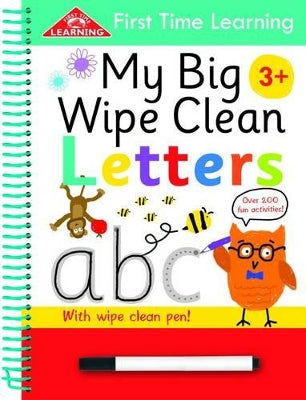 First Time Learning Wipe Clean-Letters: Spiral Bound