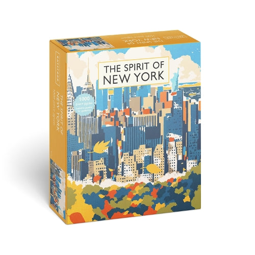 The Spirit Of New York Puzzle – 1000 Teile, 70x50 Cm, Im Vintage-Stil