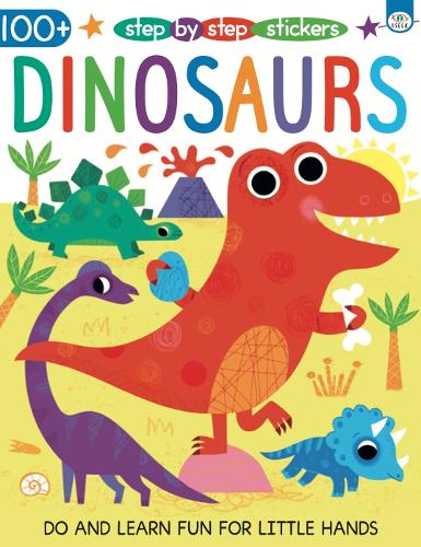 Step by Step Stickers Dinosaurs