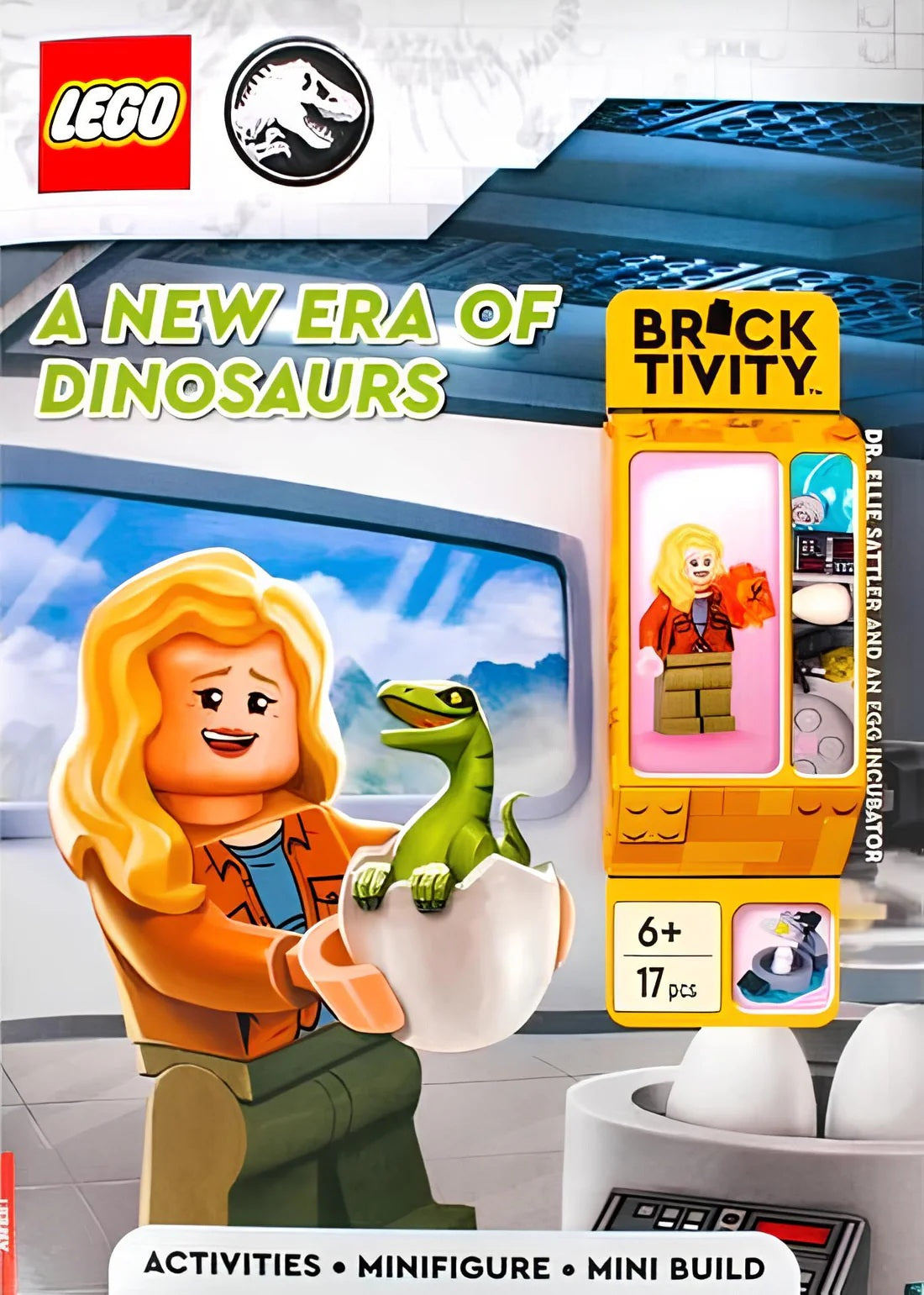 LEGO Jurassic World  – A New Era Of Dinosaurs Activity Book (With Ellie Sattler Minifigure)
