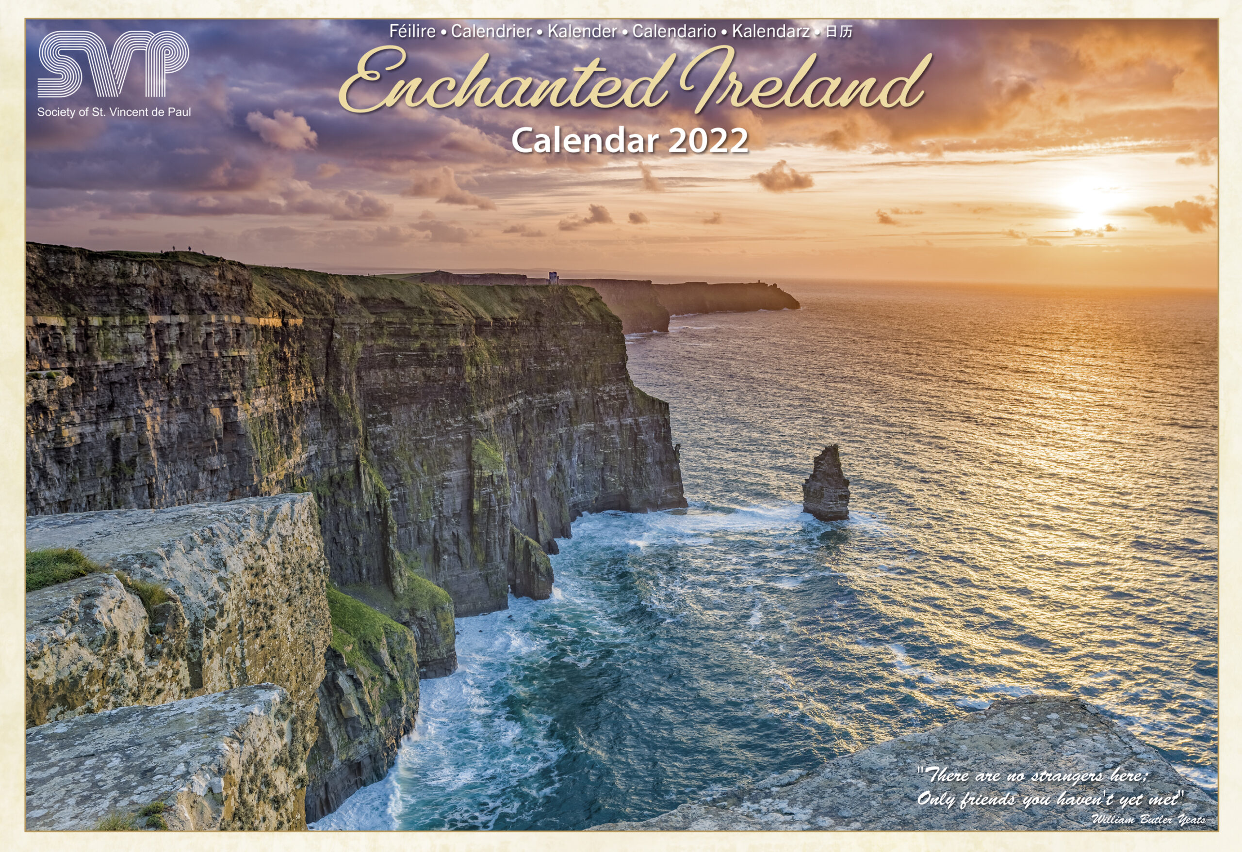 Enchanted Ireland Svp A4 Calendar 2022 - Bookstation